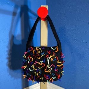 Rising Tide wool purse